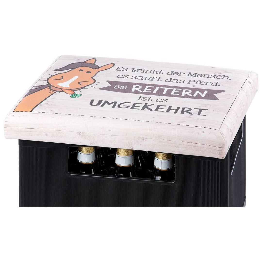 Sitzpolster Bei Reitern für Bier und Getränkekasten universell - Luxurelle-Shop