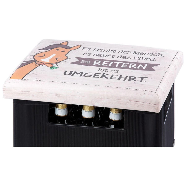Sitzpolster Bei Reitern für Bier und Getränkekasten universell - Luxurelle-Shop