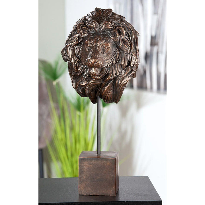 Skulptur, "Antique" Lionking - Luxurelle-Shop