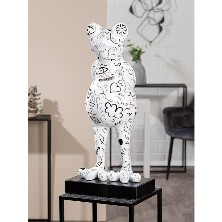 Skulptur, Frosch, "Modern Art" - Luxurelle-Shop
