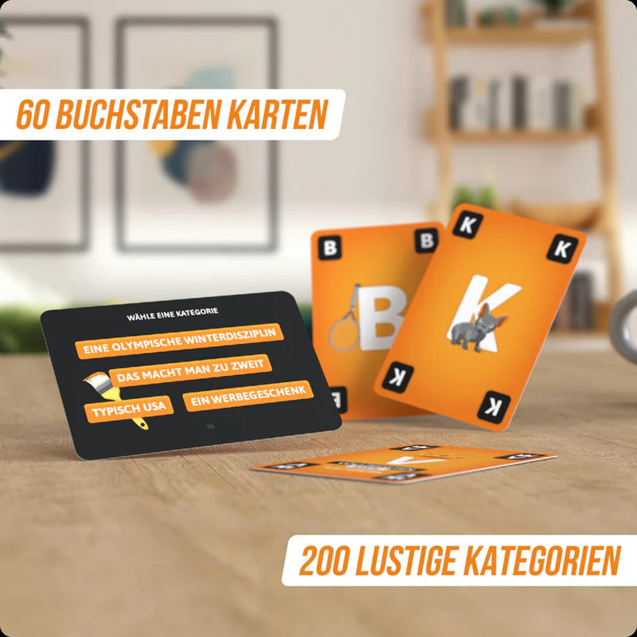 Stadt Land Vollpfosten® Kartenspiel | Classic Edition "Intelligenz ist relativ."