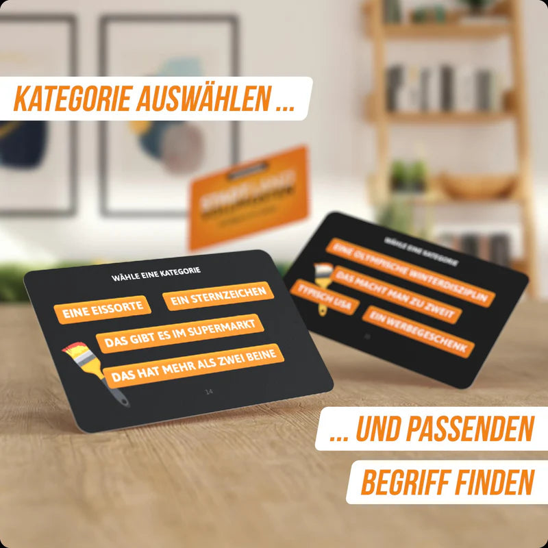 Stadt Land Vollpfosten® Kartenspiel | Classic Edition "Intelligenz ist relativ."
