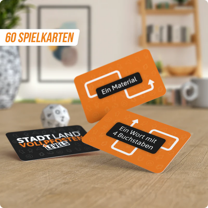 Stadt Land Vollpfosten® Levels | Classic Edition "Intelligenz ist relativ."