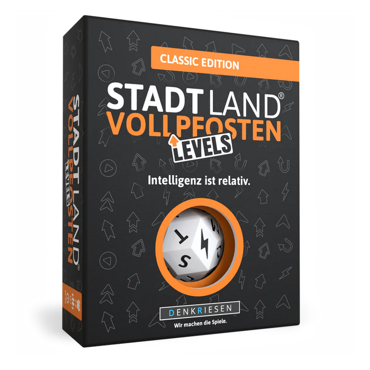 Stadt Land Vollpfosten® Levels | Classic Edition "Intelligenz ist relativ."