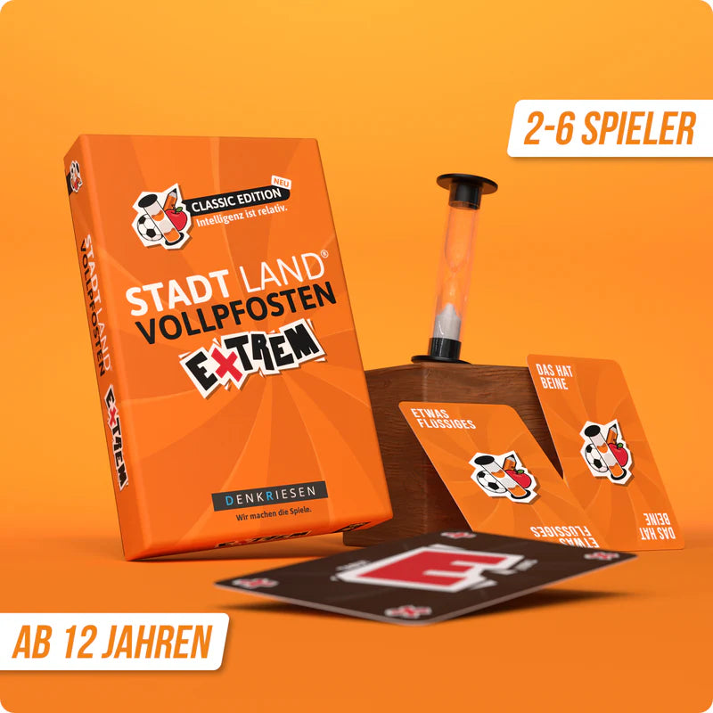 Stadt Land Vollpfosten® | Extrem - Classic Edition "Intelligenz ist relativ."