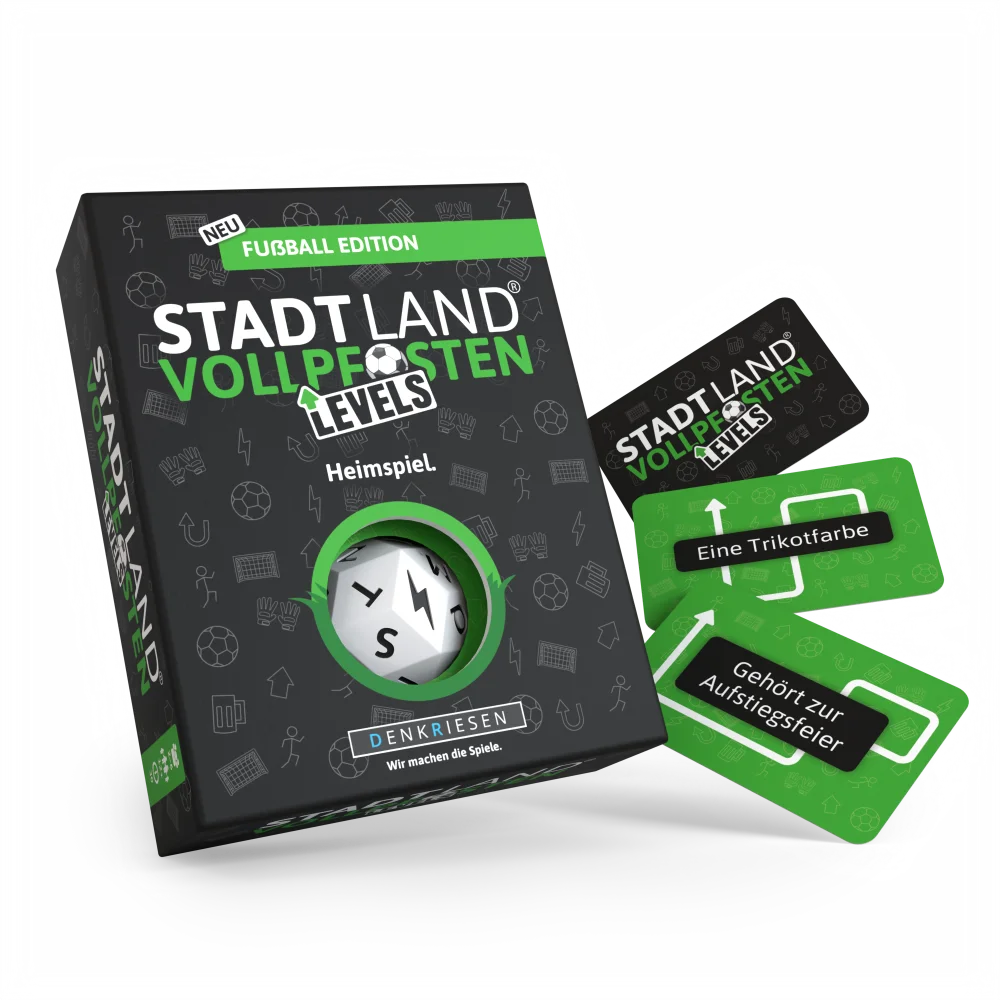 Stadt Land Vollpfosten® Levels | Fußball Edition