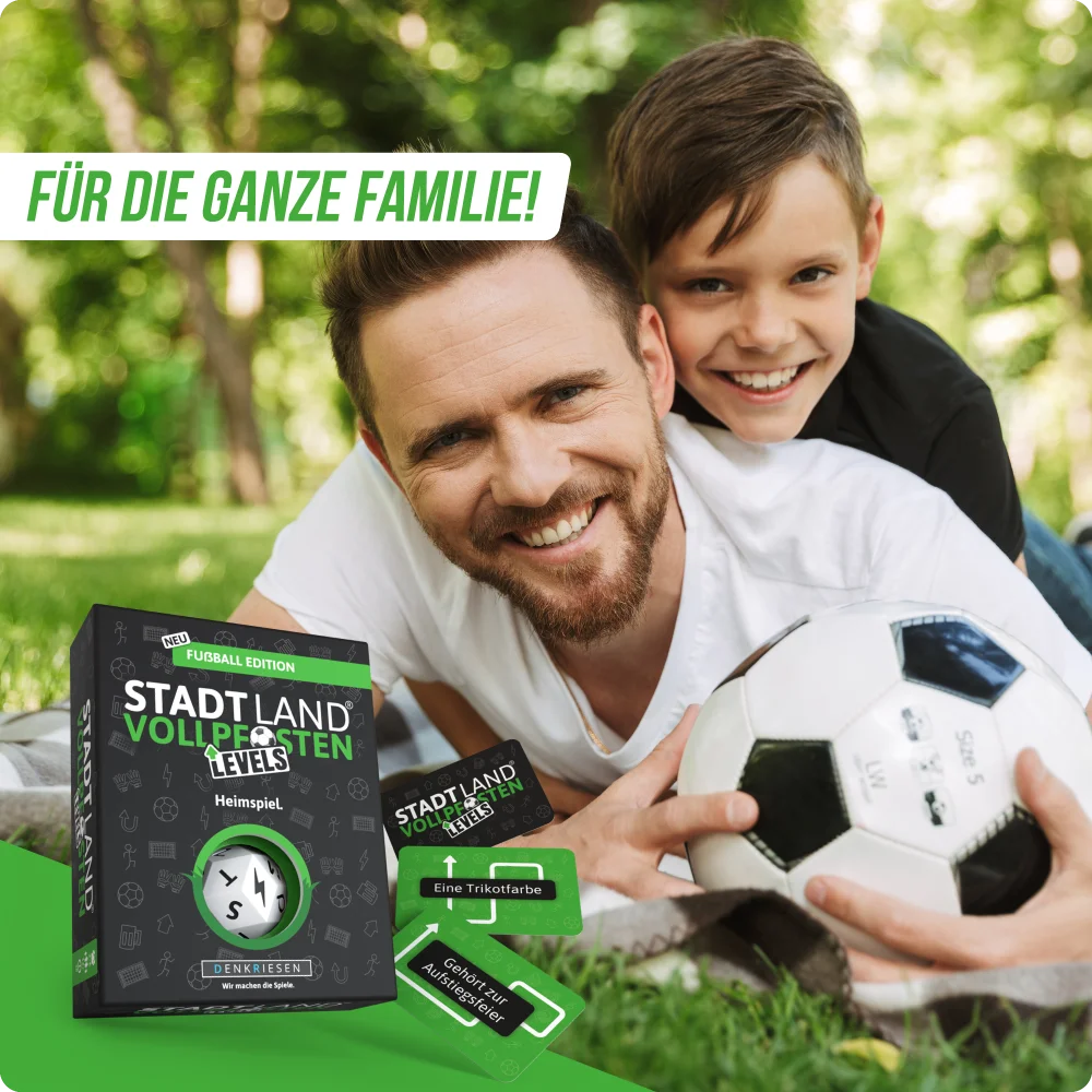 Stadt Land Vollpfosten® Levels | Fußball Edition