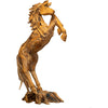 Steigendes Pferd aus Wurzelteak 160 x 57 x Höhe 220 cm - Luxurelle-Shop