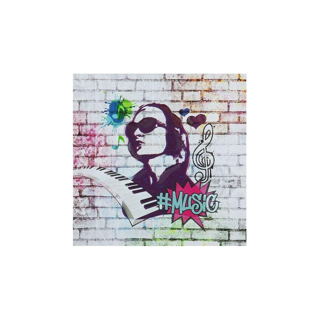 Street Art Bilder Set Wow Music Love 3tlg - Luxurelle-Shop