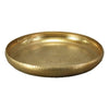 Tablett rund,Alu, gold 53 cm - Luxurelle-Shop