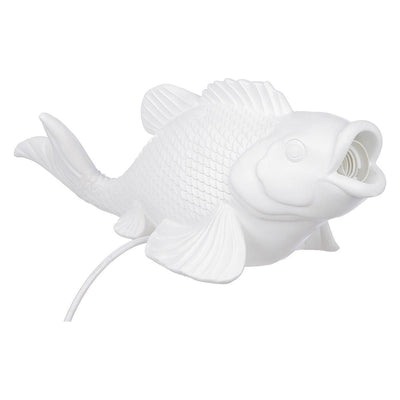 Tischlampe Fisch KOI weiß - Luxurelle-Shop