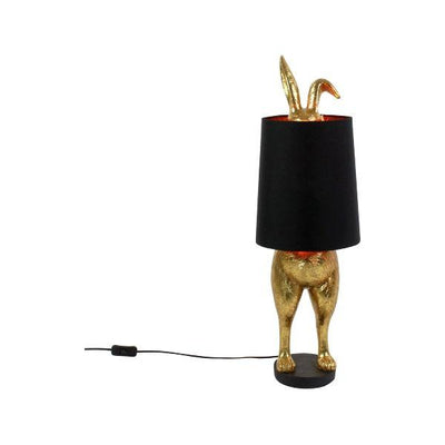 Tischleuchte Hiding Bunny®, gold/schwarz - Luxurelle-Shop