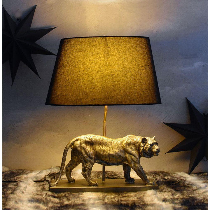Tischleuchte Tiger, gold/schwarz - Luxurelle-Shop