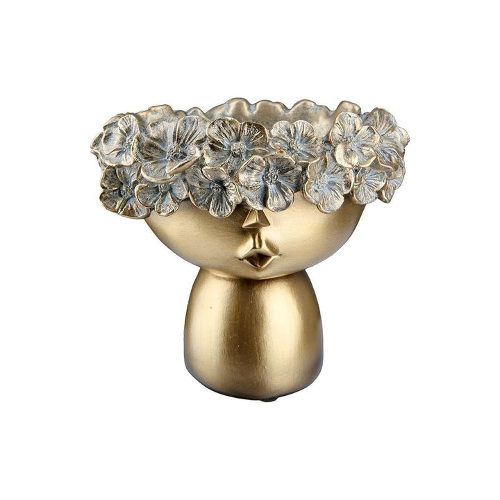 Übertopf, "Rose", Gesichtsmotiv, - Luxurelle-Shop