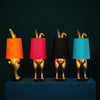 Tischleuchte Hiding Bunny®, gold/magenta