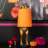 Tischleuchte Hiding Bunny®, gold/orange