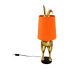 Tischleuchte Hiding Bunny®, gold/orange